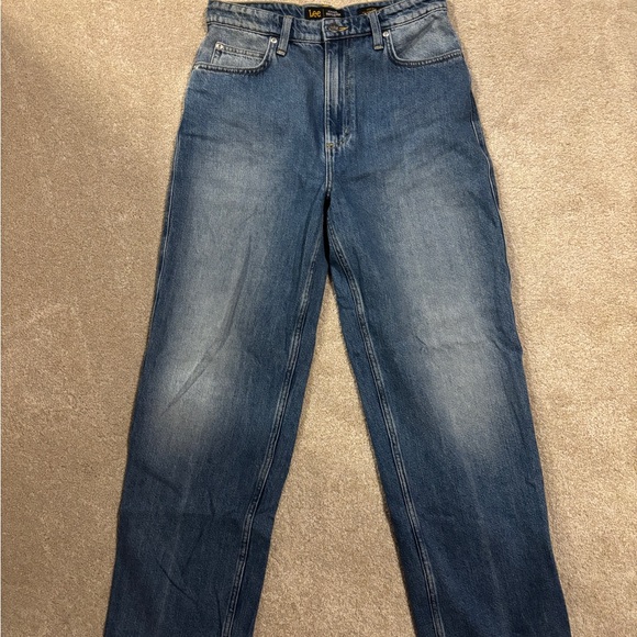 Lee Denim - Lee Blue Jeans, High rise, Relaxed Stovepipe, Size 29